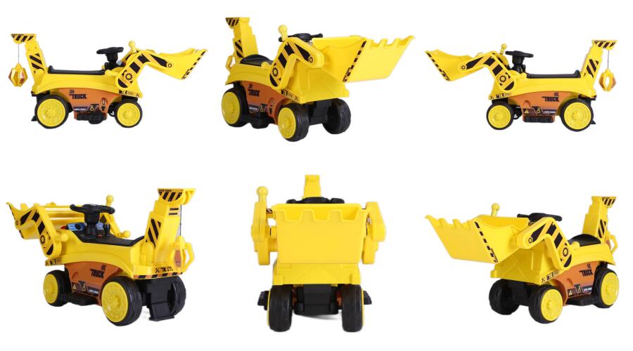 6V Electrical Motorbike excavator for kids